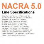 Nacra 5.0 Line Lengths