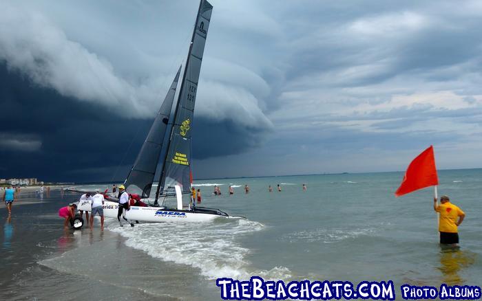 Storm Clouds Move In At Cocoa Beach