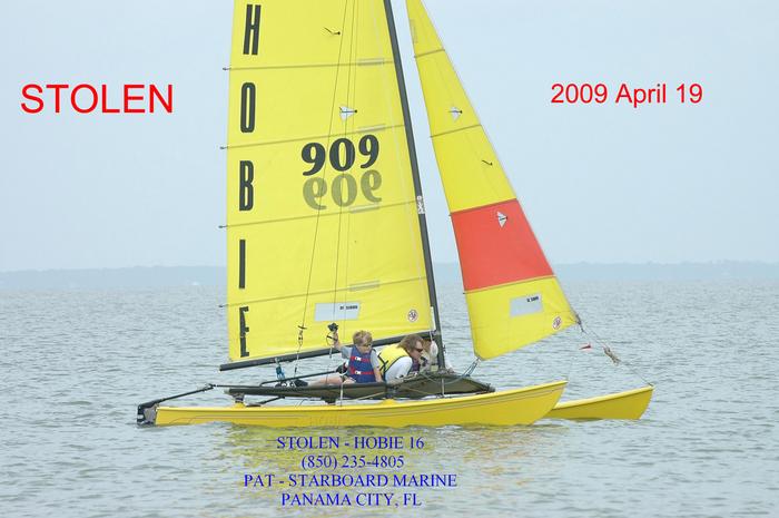 Stolen Hobie 16