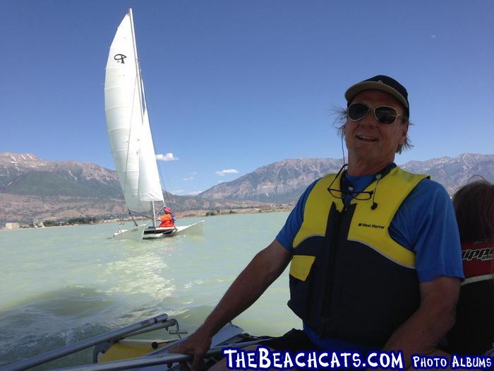 Quarath chasing us on Utah Lake