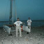 Gary and Bill on Santa Cruz Island, CA