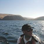 Leaving Scorpion Anchorage