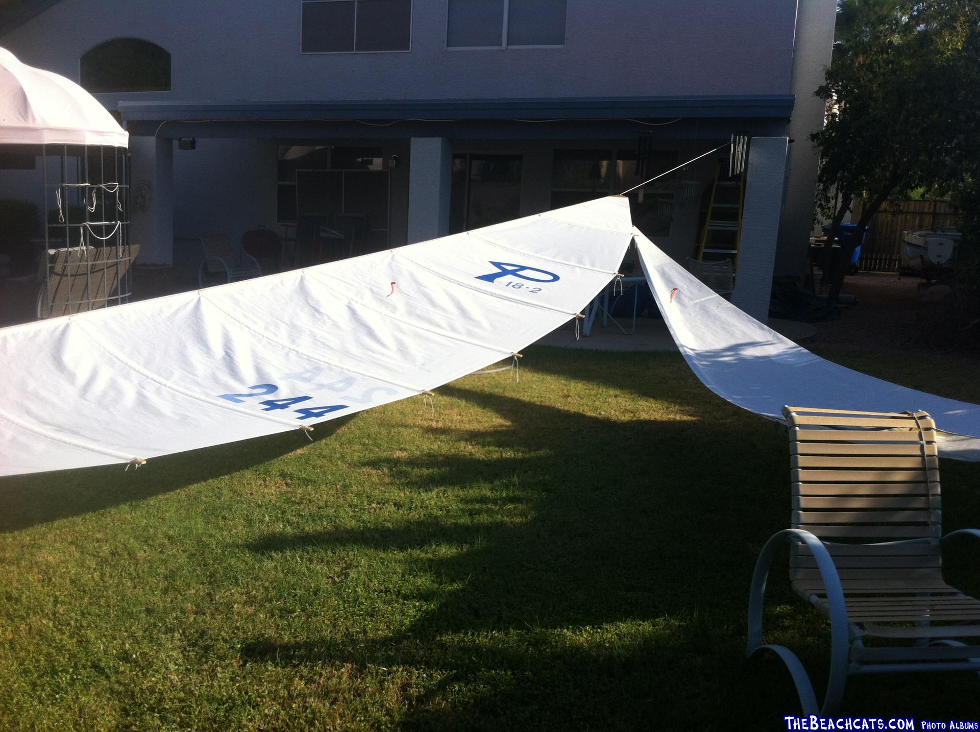 Sails back yard1