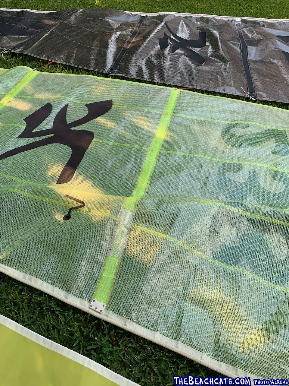 4a - Main Sail - Yellow - Repairs 2