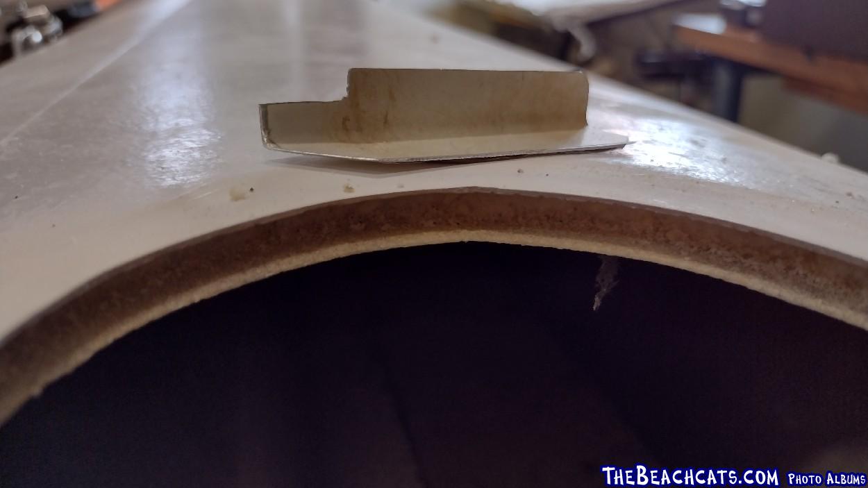 foam scraped out