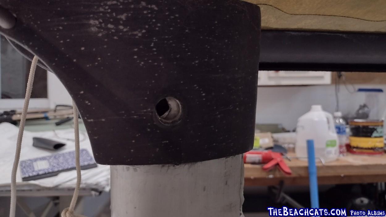 misaligned pylon hole