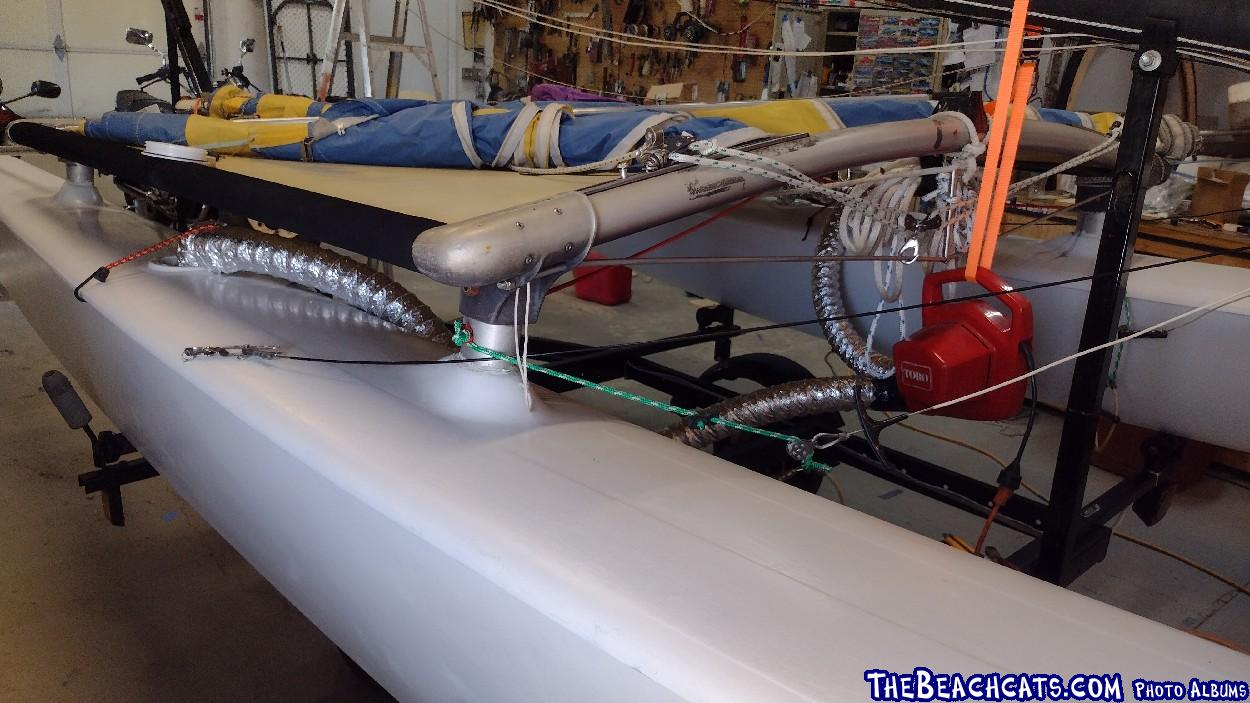 blower and mast support