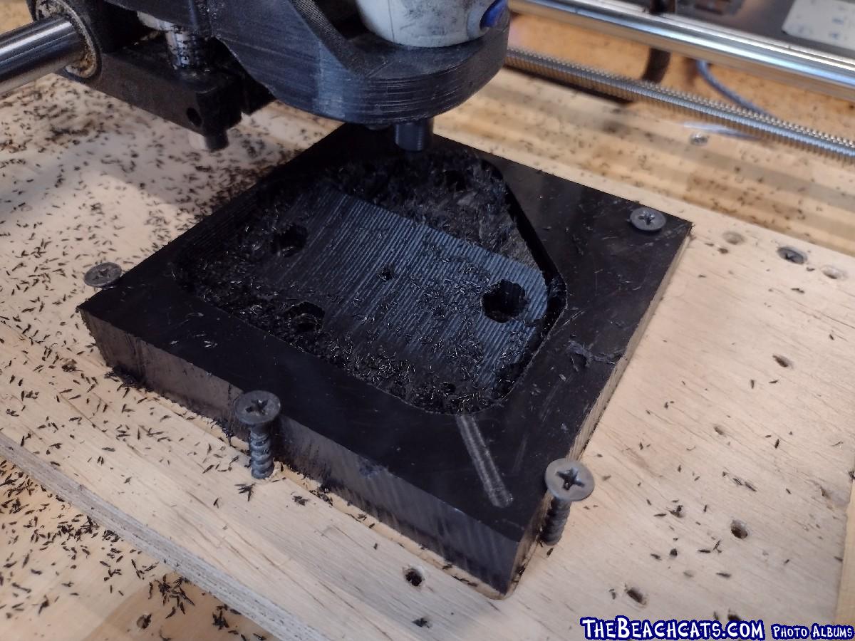 cleat mount during milling