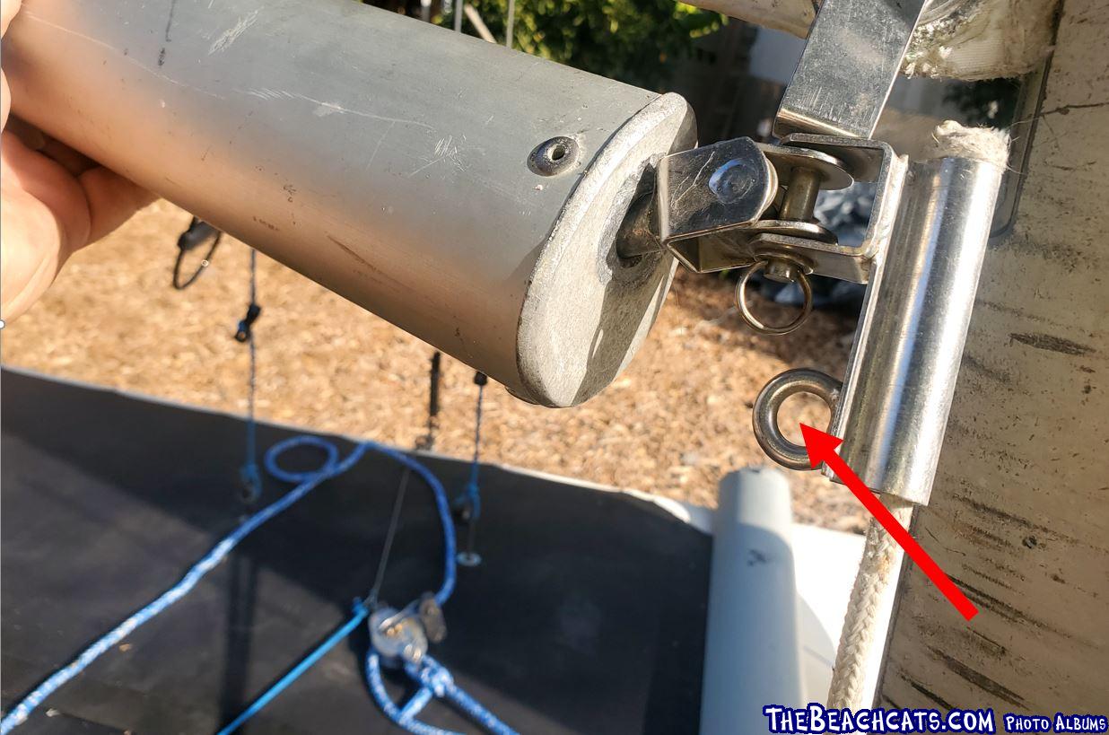 P16 (1978) original downhaul location
