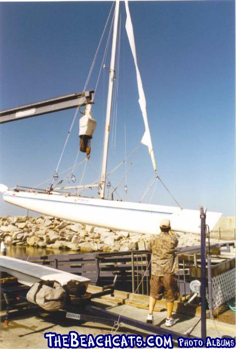 My P19 on its first hoisting