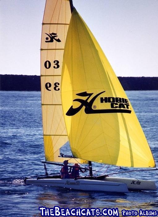 Flying the shute on the Fox