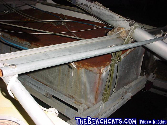 Gotta Love Electrical Conduit for the rear Cross bar.