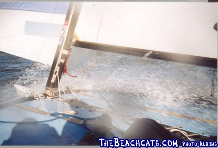 Gary and Spray from the Hobie 16 Hulls