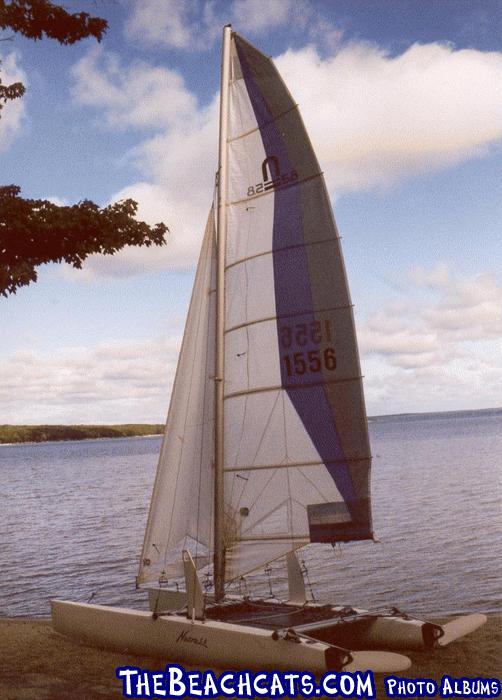 1995 Nacra 5.8 NA with #1556 Main Sail