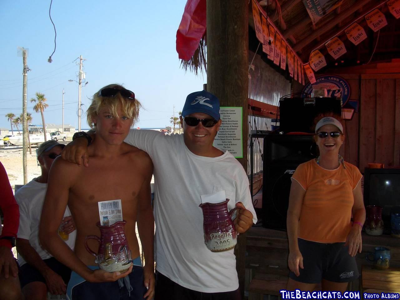 1st Place Z class: Boog Newkirk and Charlie Trinque Inter 20