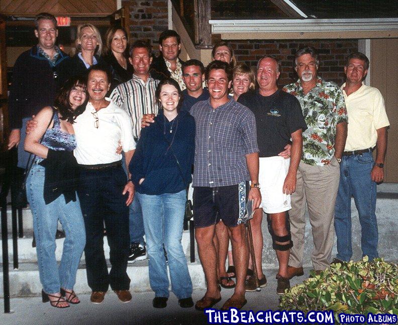 West Coast beachcats newsgroup people. (plus an Ohio couple) Terry, Jerome, Sandy & Buzz, Joe, Jack, Glenn, Connie, Shari, G