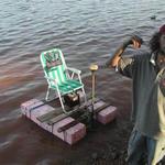 Alabama Crimson Tide homemade Catamaran