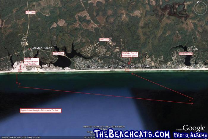 Rags to Riches -  Gulf of Mexico: Race Course Map