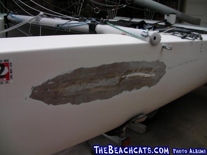 Cleaned Off Previous Repair