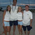 Team Corona Philip Mumm and Steve Lowrey with the Corona Girls