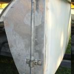 P16 Rt transom repaired with saver plate