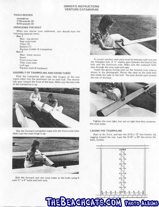 Venture 15 straight hull manual Page 1