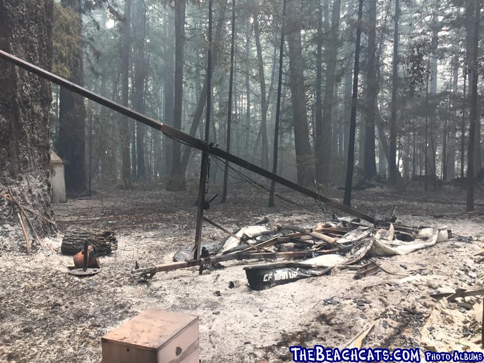 Hobie Burned in California Wildfire