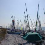 Beach scene, 280 boats at once!