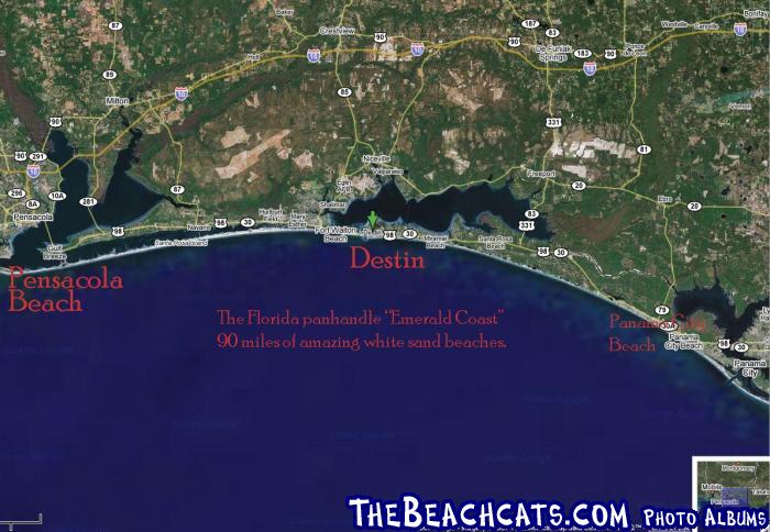 View of Florida Panhandle for Reference