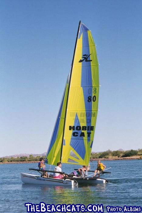 Hobie Pacfic 18 Sailing the Colorado River