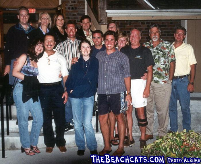 West Coast beachcats newsgroup people. (plus an Ohio couple) Terry, Jerome, Sandy & Buzz, Joe, Jack, Glenn, Connie, Shari, G