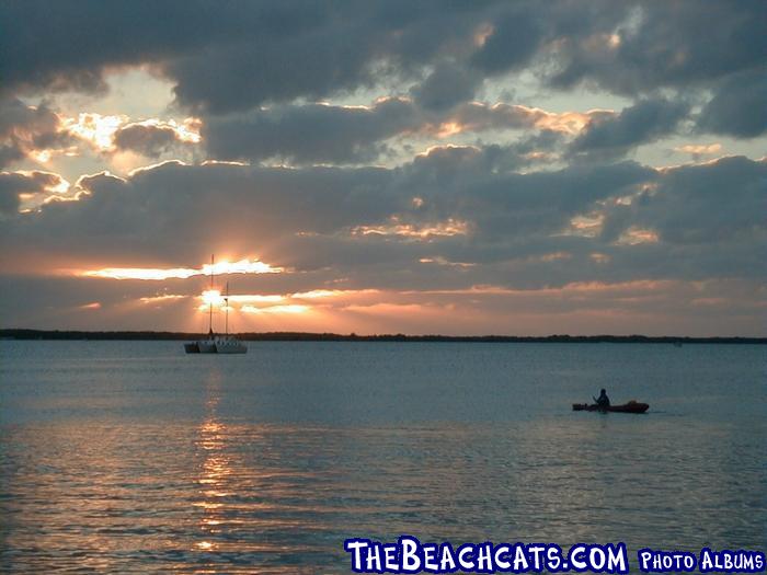 Sunset from Rick's Place in Key Largo