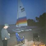 GEORGE at Pirate's Cove Beach Camp Fire, Cheney Lake, KS