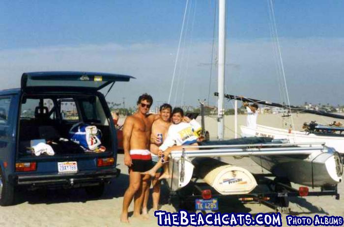 Prindle 18 # 2 first day in the water - Long Beach, CA 1985