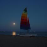 moon rise S.B.cat beach