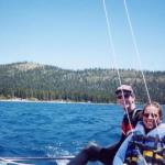 Picture of me and my wife on Tahoe
