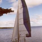 1995 Nacra 5.8 NA with #1556 Main Sail