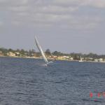 one up on a Nacra 5.8 in Perth WA