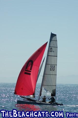 Nacra F18 sail number 572