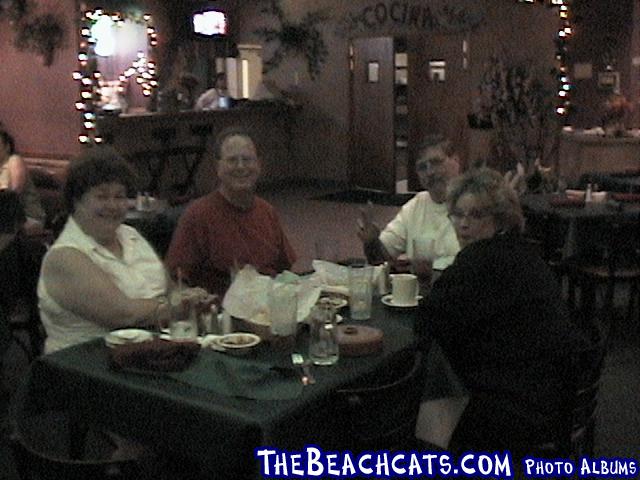 Marina, Bob, Sonny and Laura at dinner
Sorry poor quality shot