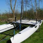 20 foot catamaran with Hobie mast and sails Please help identify