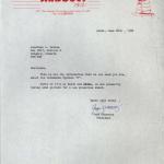 Mystere Dealer Letter - 1984