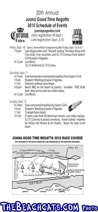 2010 Schedule of Events