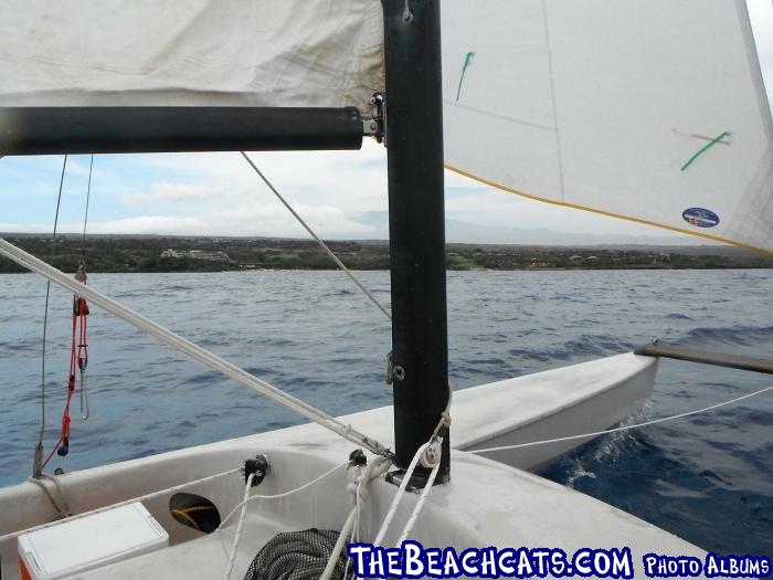 Sailing by the Mauna Kea