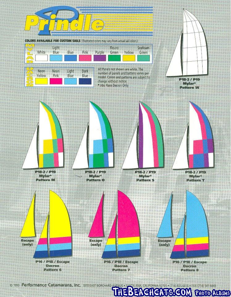 1993 Prindle Sail Colors