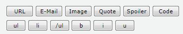 Forum BBCode buttons